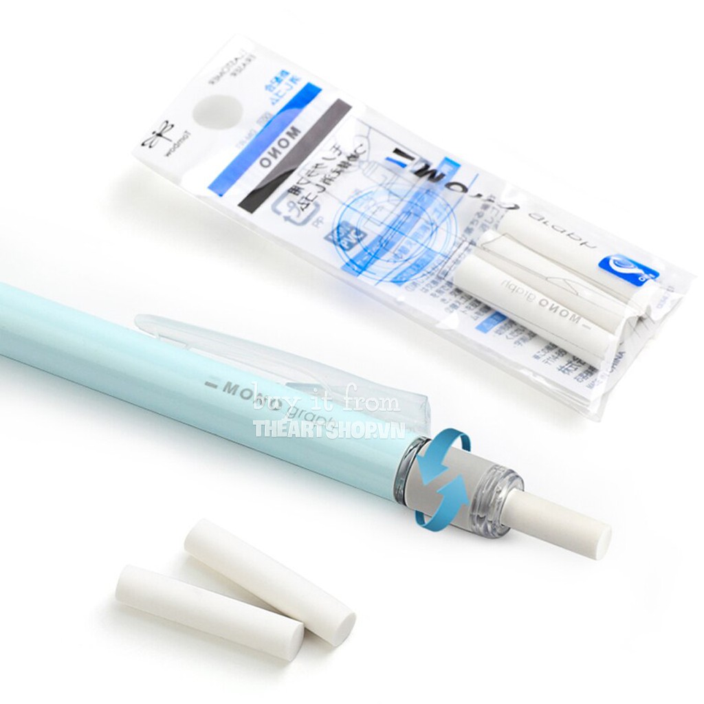 Bút chì cơ khí lắc đẩy ngòi TOMBOW Mono Graph cao cấp Nhật Bản *PASTEL COLOR* THEARTSHOP