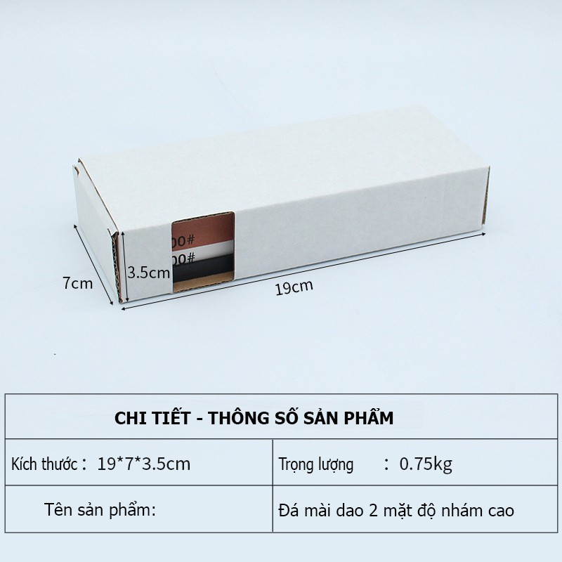 Đá mài dao kéo 2 mặt độ nhám từ 240-10000 bằng đá corundum siêu cứng