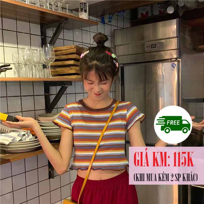 [Hàng có sẵn]Áo croptop len Ulzzang Quảng Châu ALC17