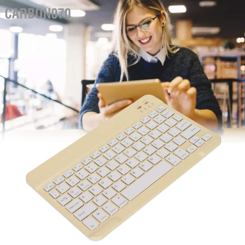 [Hàng Sẵn] Bàn Phím Bluetooth Không Dây Mini Cho PC【Carbon070】