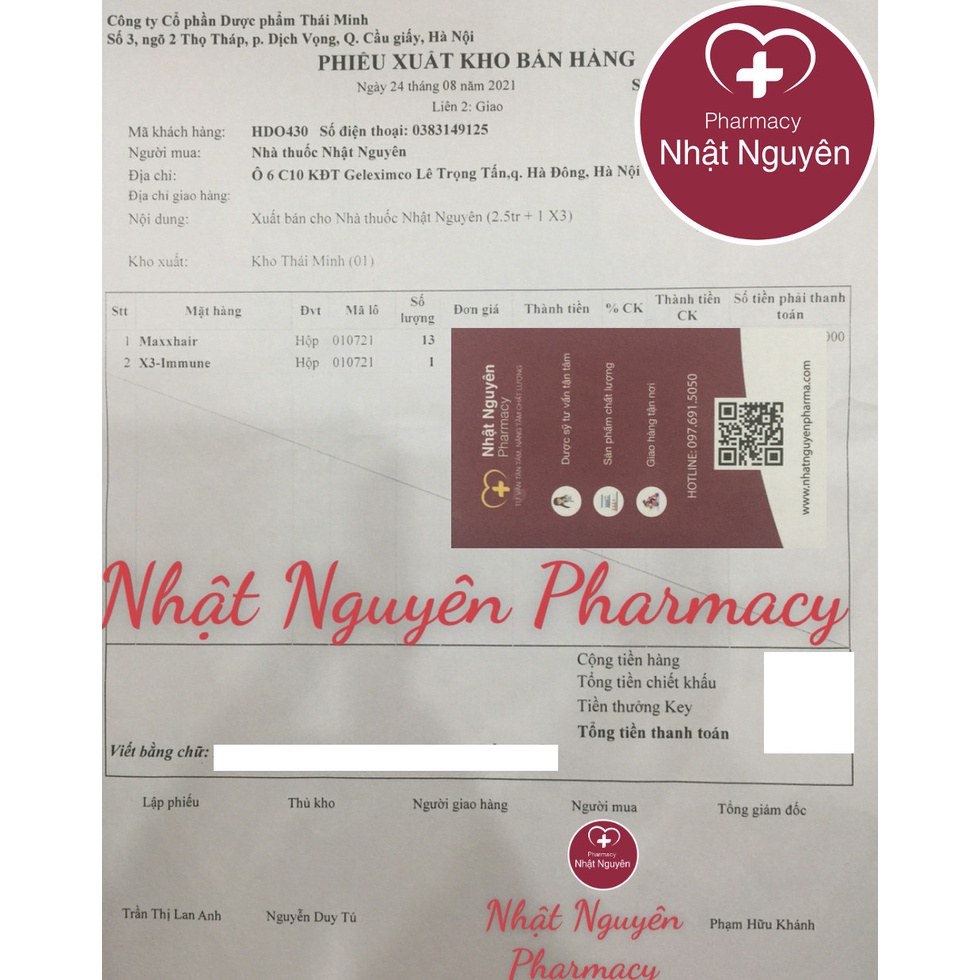 X3 Immune Thái Minh Xuyên Tâm Liên - Giúp tăng cường sức khoẻ, nâng cao sức đề kháng, phòng viêm đường hô hấp