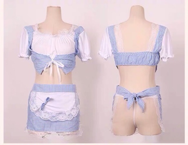 Set bộ cô hầu gái xanh (Ảnh thật) | BigBuy360 - bigbuy360.vn
