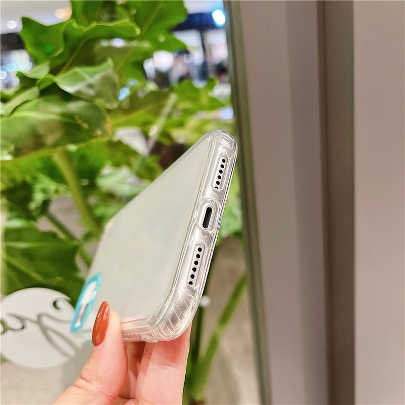 Ốp Lưng Chống Rơi Trong Suốt Nhiều Màu Cho Iphone 12 Pro Max Mini 11 Pro Max Xs Max Xr 7 8 Plus Se2020