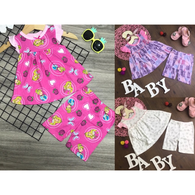 Combo 3 bộ cho bé gái 6-16kg