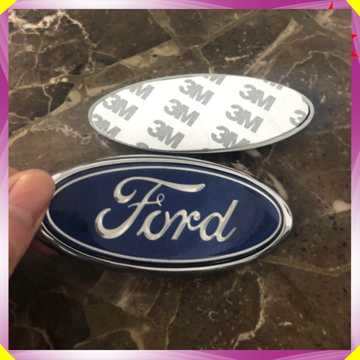 Logo biểu tượng trước và sau xe ô tô Ford Kích thước 11.5*4.5cm - Mã sản phẩm KLJ115