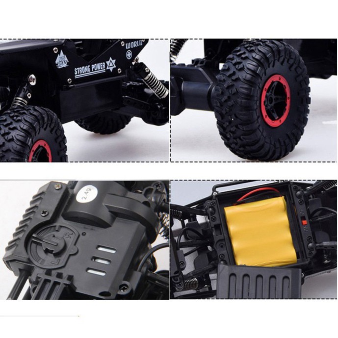 XE ĐIỀU KHIỂN ROCK CRAWLER 614 VƯỢT ĐỊA HÌNH