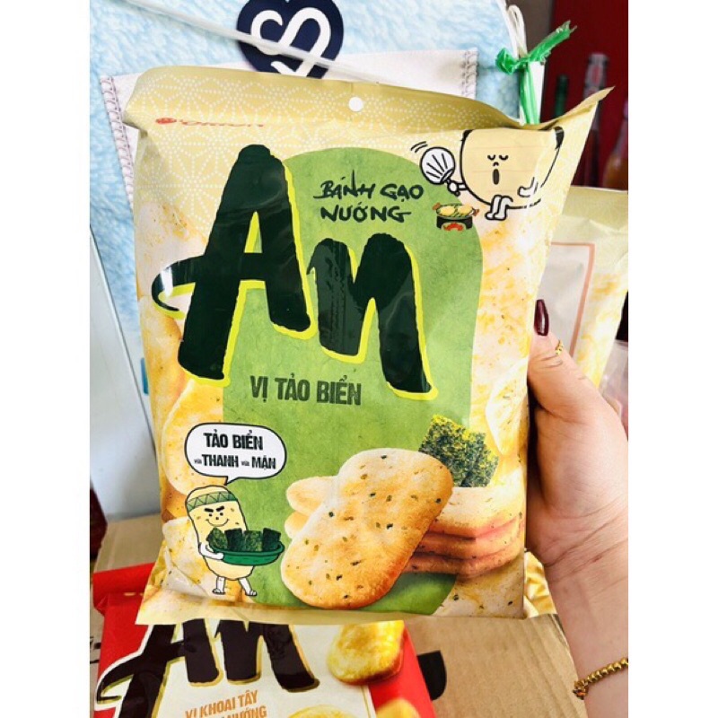 BÁNH GẠO NƯỚNG ORION AN VỊ TẢO BIỂN - TỰ NHIÊN..