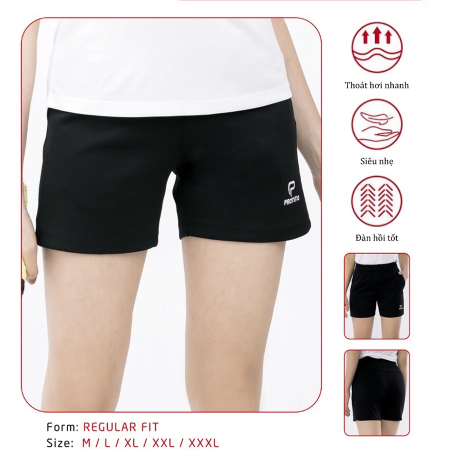 Quần thể thao nữ Proning, vải thun co giãn tốt, thấm hút mồ hôi ASC - 875