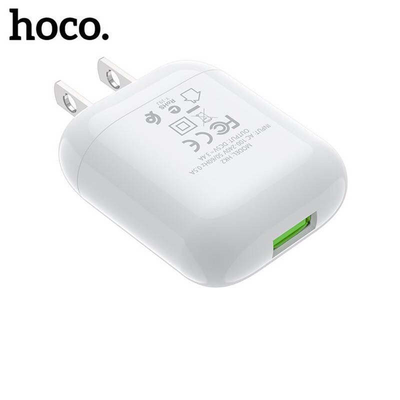 Bộ sạc nhanh chính hãng Hoco HK2 3.4A bảo hành 12 thành