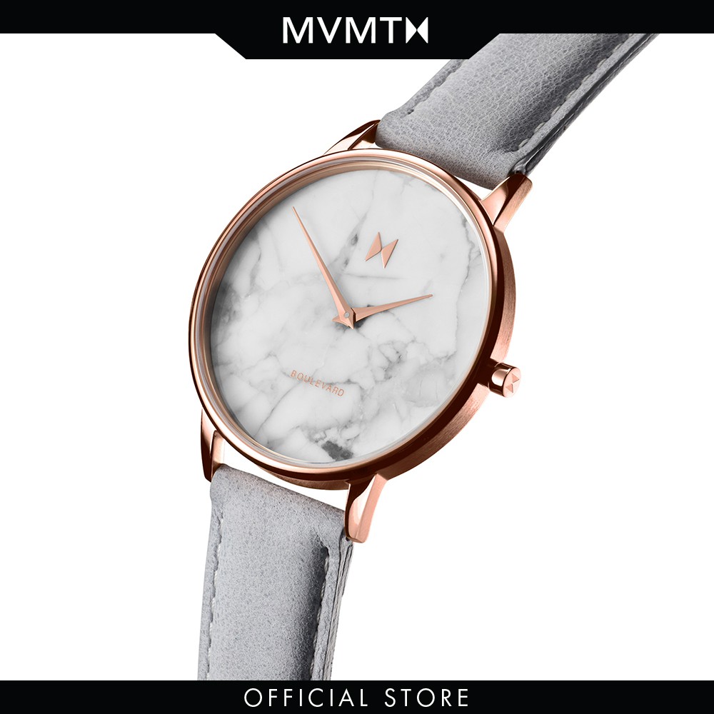 Đồng hồ Nữ MVMT dây da 38mm - Boulevard D-MB01-RGLAMA