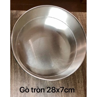 Khuôn nhôm gò tròn liền 28cm