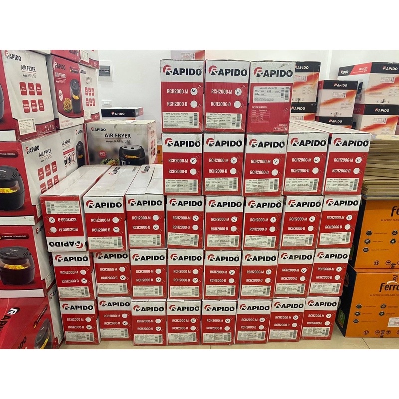 Máy sưởi gốm Rapido RCH2000D