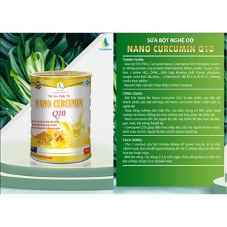 Sữa bột nghệ đỏ Nano Curcumin Q10