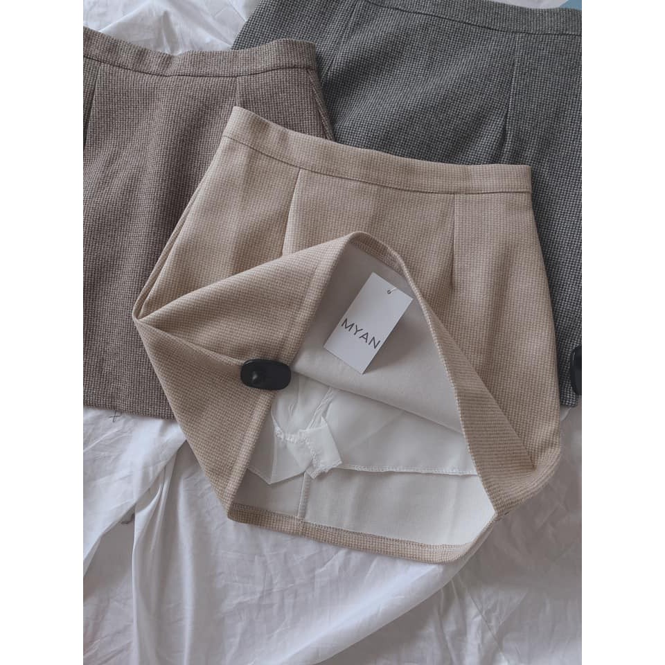 [Mã WARUN27 giảm 12k đơn 99k] Chân váy dạ kẻ nhỏ V10204 | BigBuy360 - bigbuy360.vn