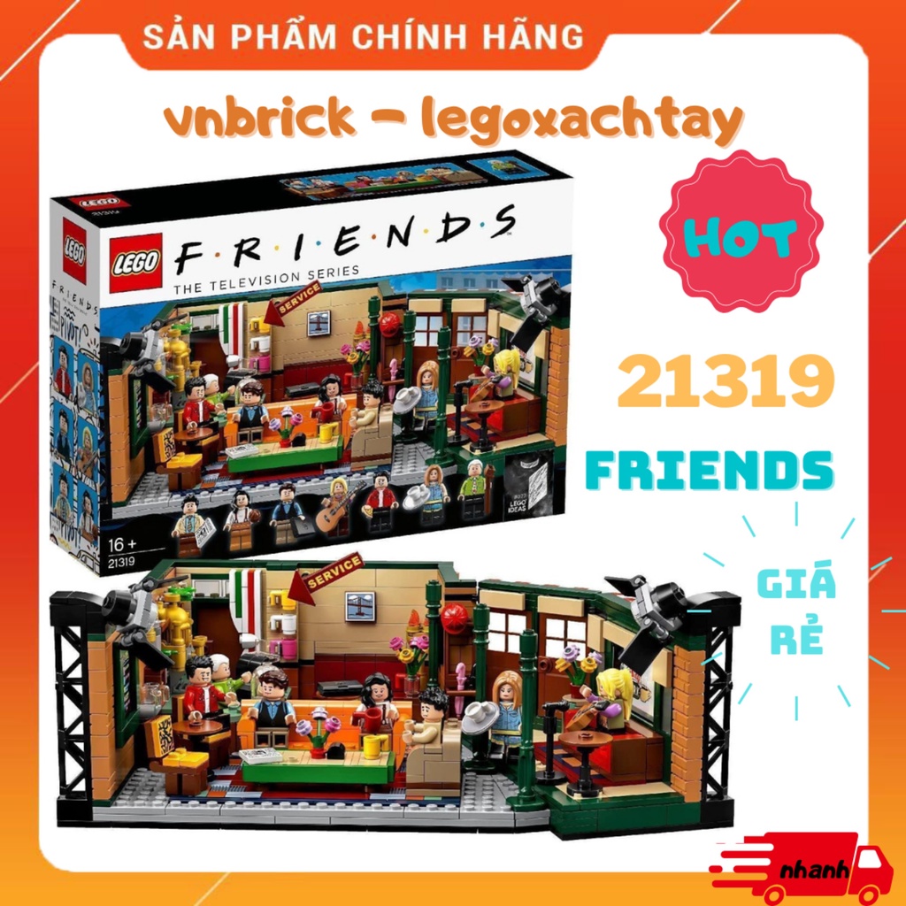 Lego Ideas 21319 Bộ Lắp Ráp Mô Hình FRIENDS Central Perk