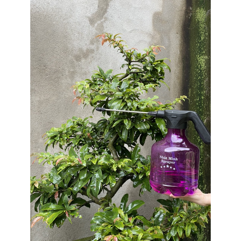 Bình phun sương bằng điện tưới cây đa năng 3L màu Tím - Minh Nhật Sprayer