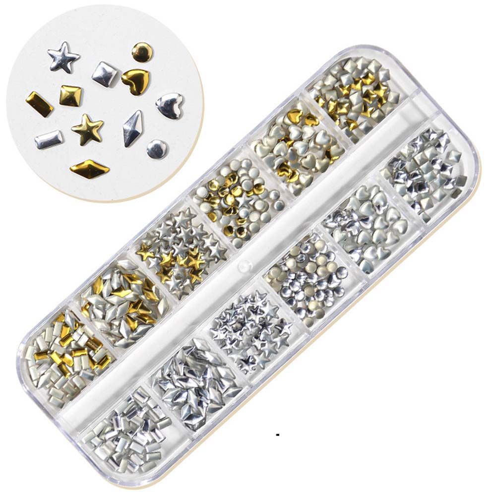 [Hàng mới về] Bộ phụ kiện trang trí móng tay nhựa resin/sequin 3d dễ thương diy