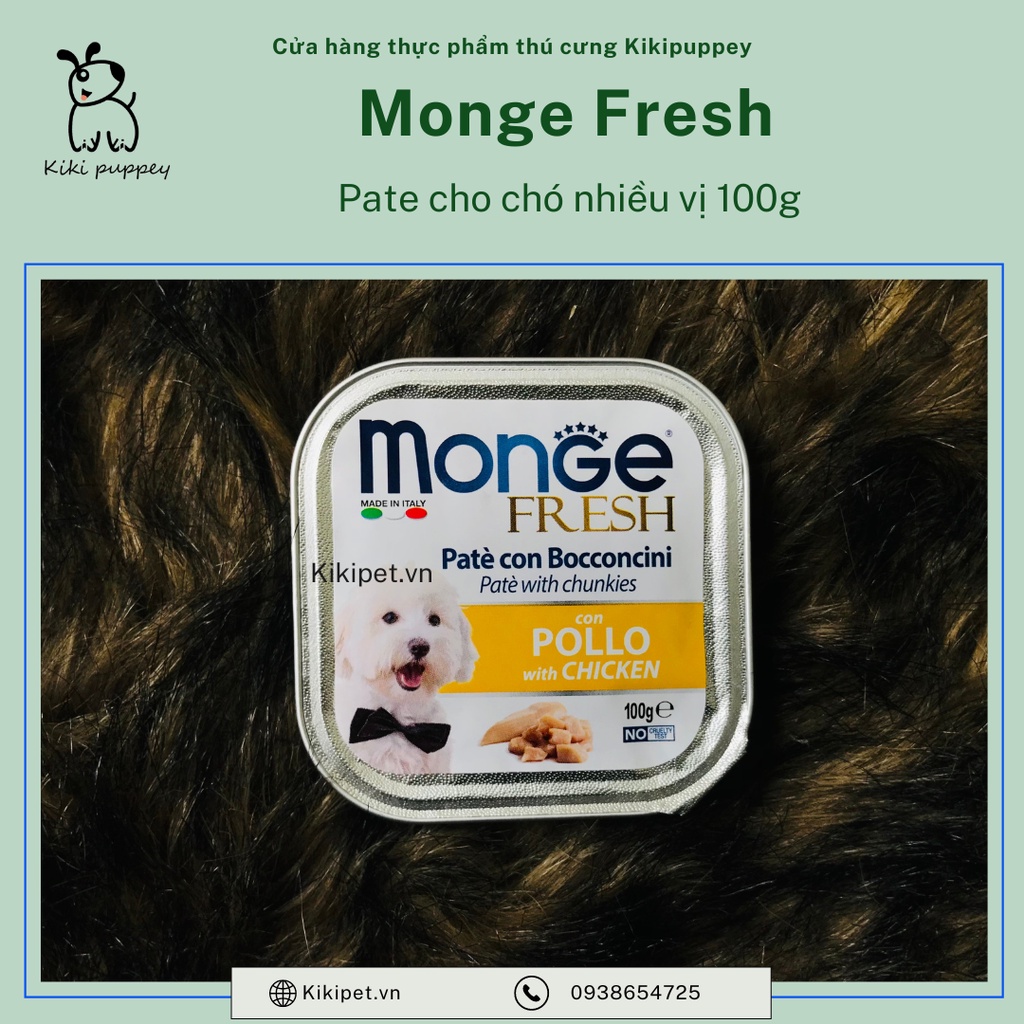 Pate cho chó Monge 100g, Pate cho chó con, Poodle, Phóc, Chihuahua