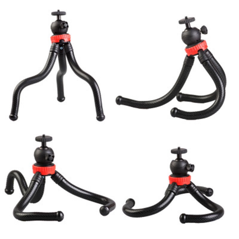 Chân máy ảnh tripod bach tuột đầu khớp xoay 360 độ ren chuẩn 1/4