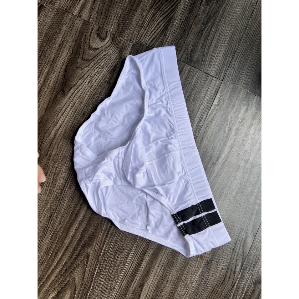 [free ship 50k + che tên đơn hàng] quần lót nam,quần lót tam giác nam cotton lưng sọc nhiều màu sắc (hình chụp tại shop)