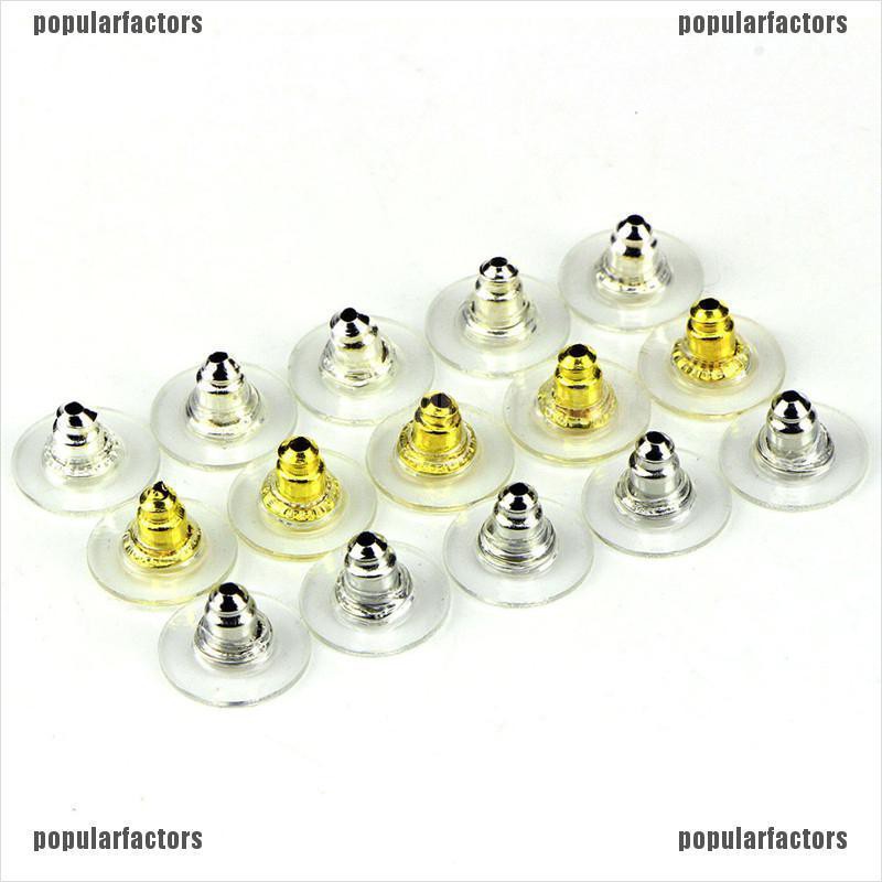 Set 60 Nút Chặn Bông Tai Nhiều Màu Sắc Cá Tính