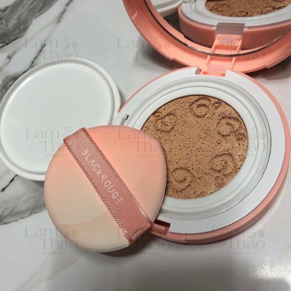 Phấn Nước Black Rouge Peach Cover Velvet Cushion SPF 50+ PA++++