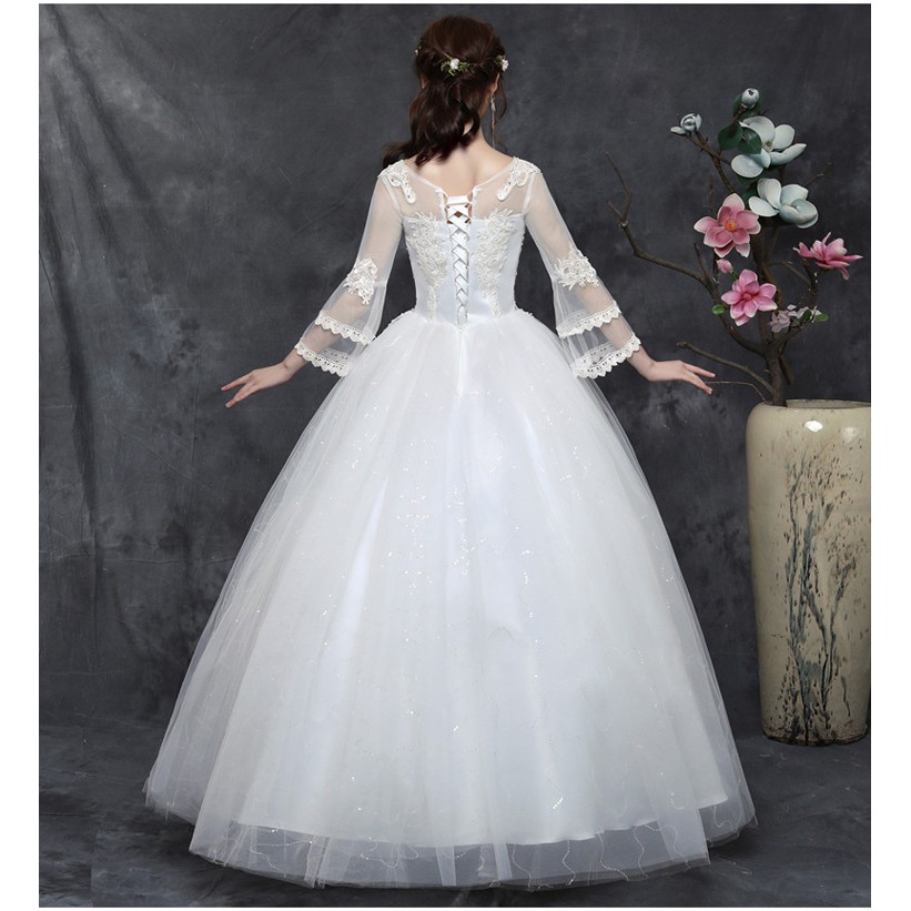 Váy cưới, đầm cưới bigsize wedding event dress LT1392