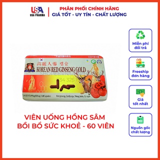 Hồng Sâm KOREA RED GINSENG EXTRACT GOLD - Đông Trùng Hạ Thảo - Giúp Tăng Cường Sức Khỏe, Kích Thích Tiêu Hóa