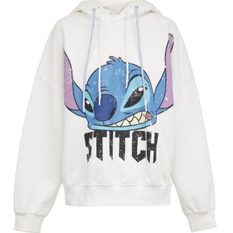 ONLY Phụ Nữ Áo Len Mùa Thu Mới Disney Stitch Doanh Mỏng Đội Mũ Trùm Đầu Áo Khoác|12119S103