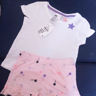 Bộ bé gái h&m newtag sz 18/24