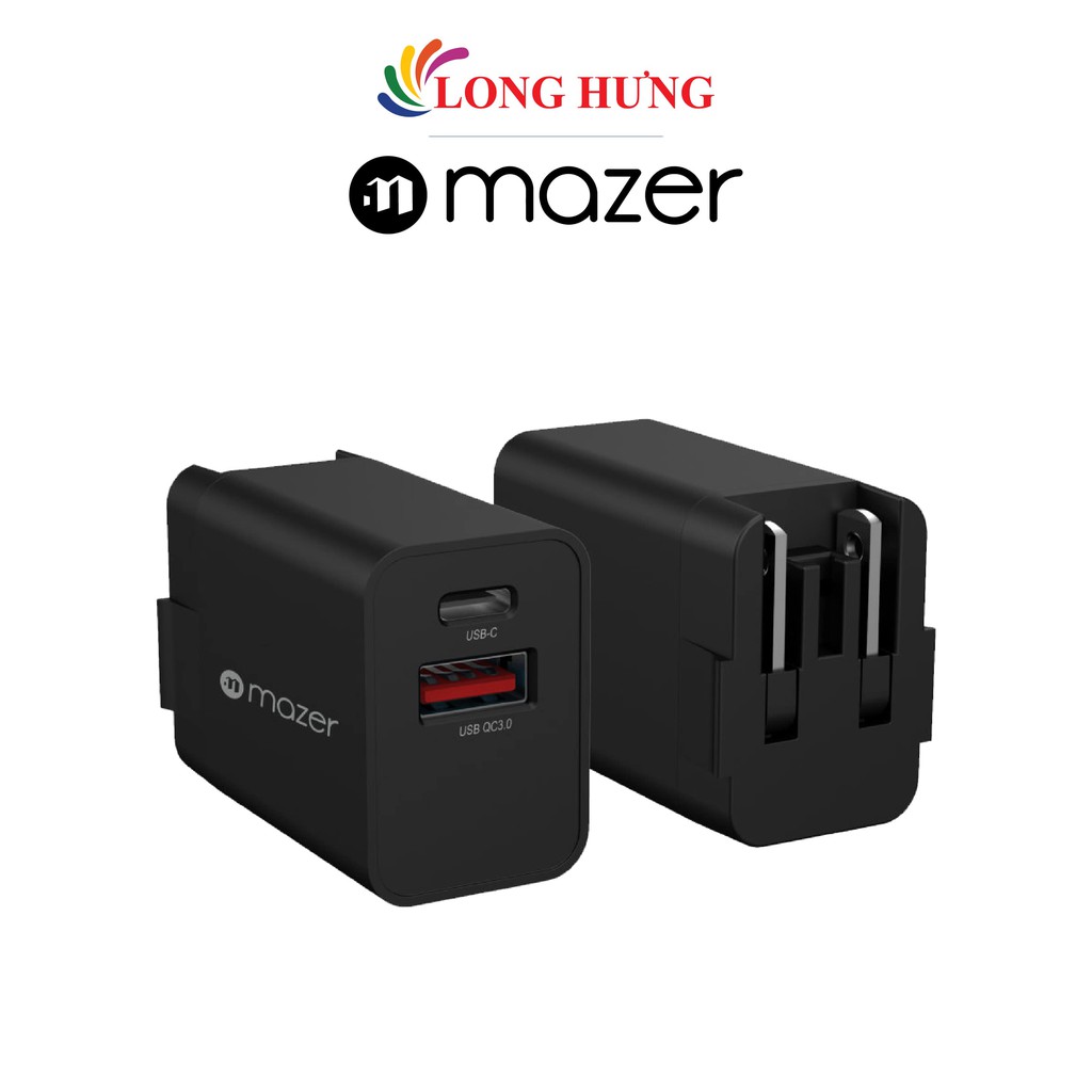 [Mã 2404EL10K giảm 10K đơn 20K] Cốc sạc Mazer Infinite.BOOST SuperMINI 1Type-C 1USB PD20W M-GAN20W - Hàng chính hãng