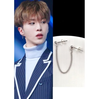 Khuyên tai xích 2 lỗ/ KHUYÊN TAI IDOL PHẠM THỪA THỪA
