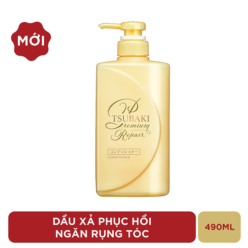 Dầu xả Phục hồi ngăn rụng tóc Premium Repair Tsubaki 490ml/chai | BigBuy360 - bigbuy360.vn