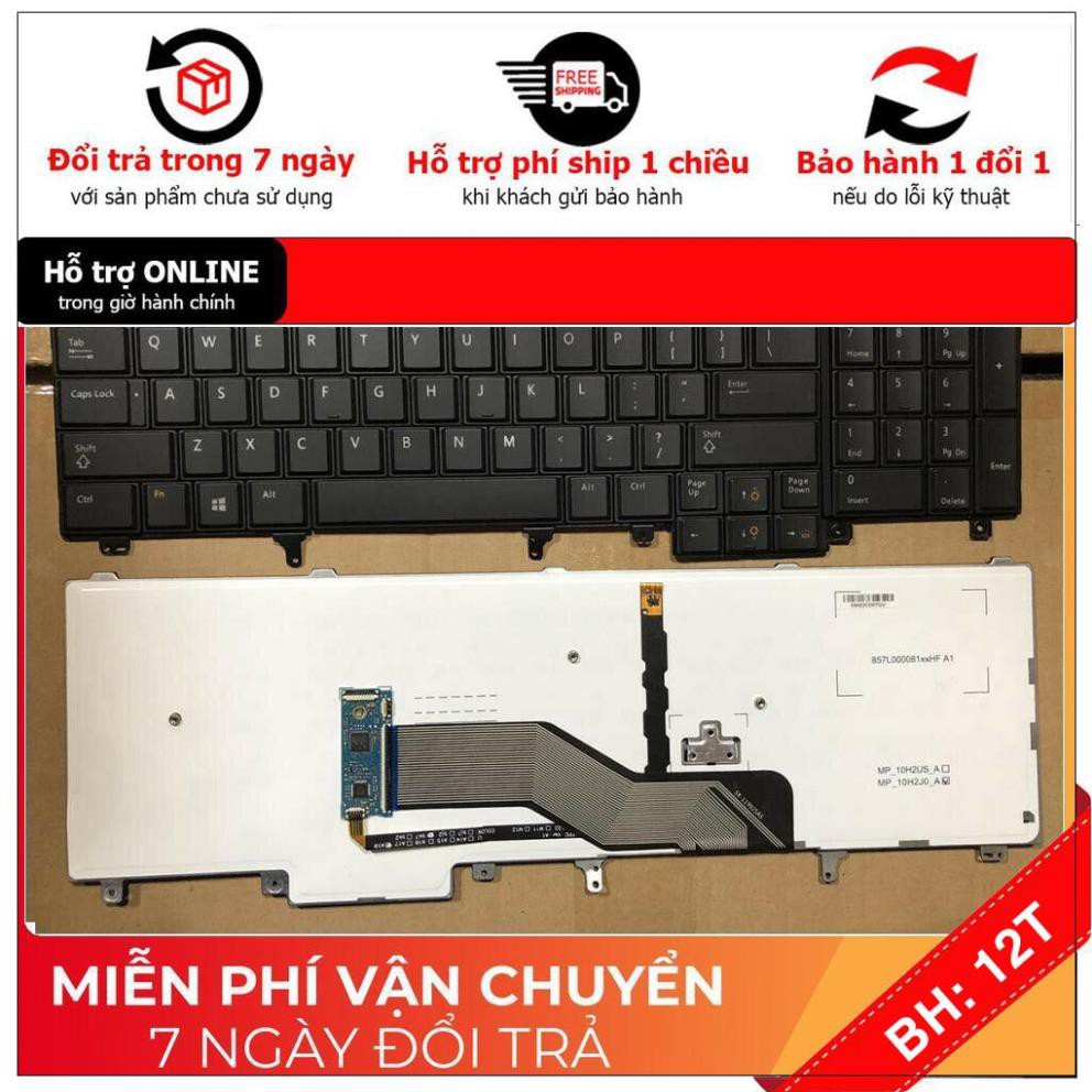 [BH12TH] ⚡[Có led] Bàn Phím Laptop Dell Precision M6600 M6700 M6800