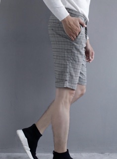 Quần short Tây caro