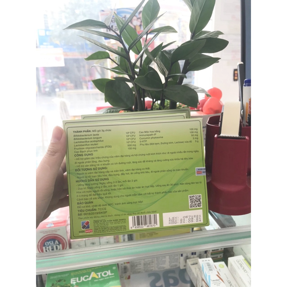 Bifisanfo plus, người viêm đại tràng cấp và mãn tính , viêm đại tràng co thắt