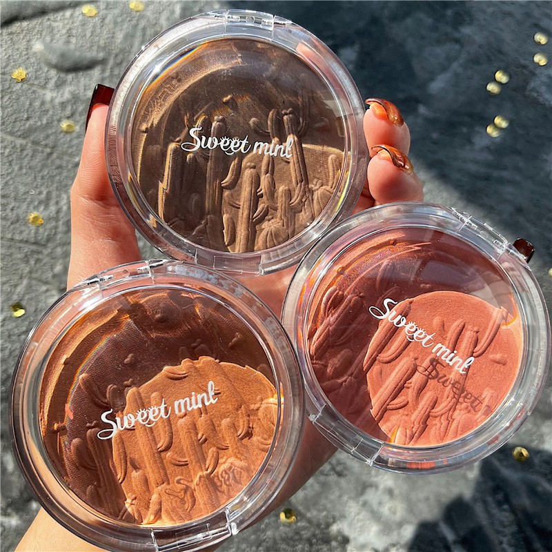 Phấn má cam hồng nhũ Sweet Mint Cây Xương Rồng Sena Beauty | BigBuy360 - bigbuy360.vn