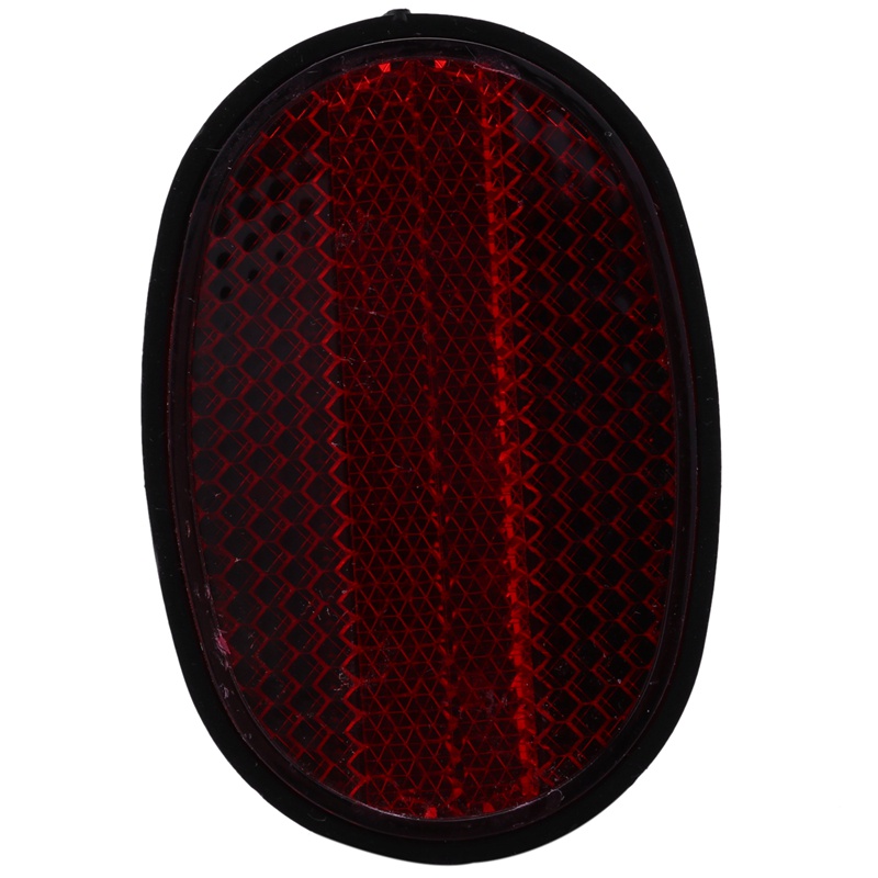FENDER 1 Tấm Chắn Bùn Phản Quang Hình Oval Gắn Đuôi Xe Đạp Đen