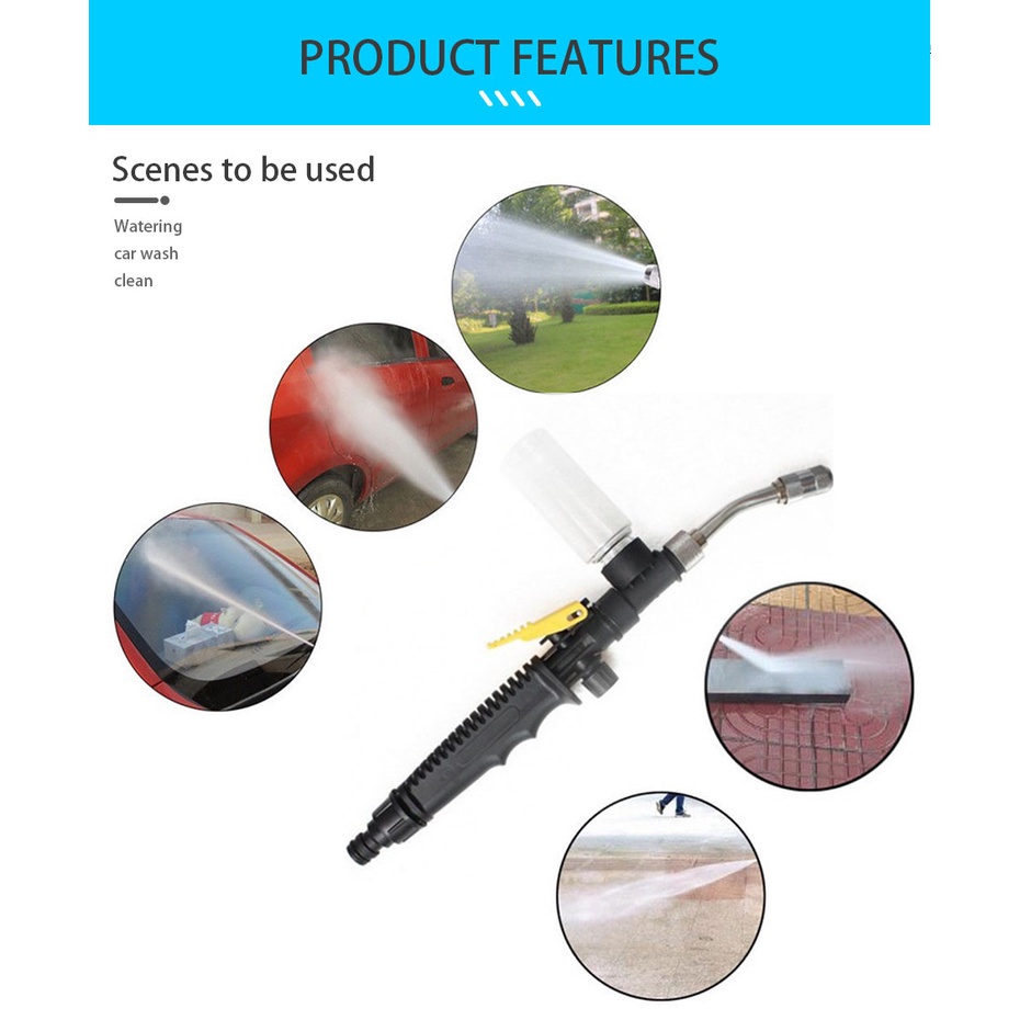 Súng phun nước áp lực cao SEAMETAL làm sạch thân xe máy tự động có tính bảo dưỡng