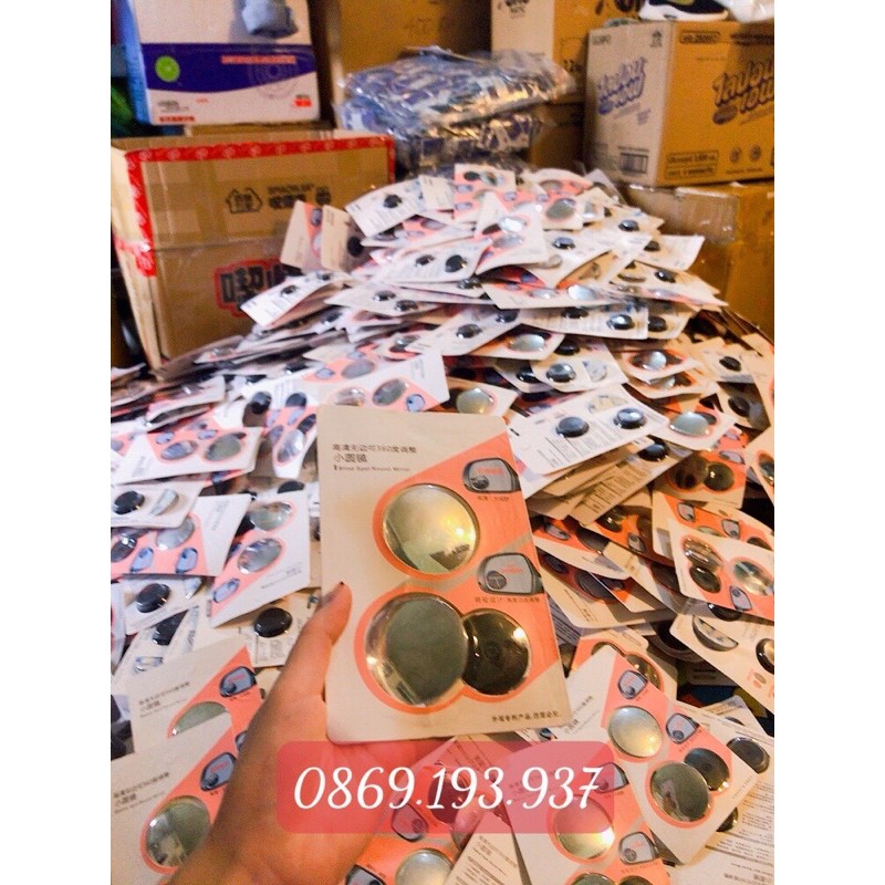 Gương cầu lồi 360 độ  không viền. Hỗ trợ cải thiện góc nhìn