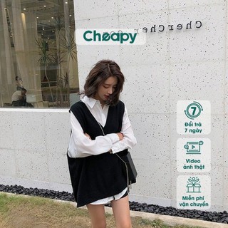 Áo gile phom unisex mix đồ cực chất