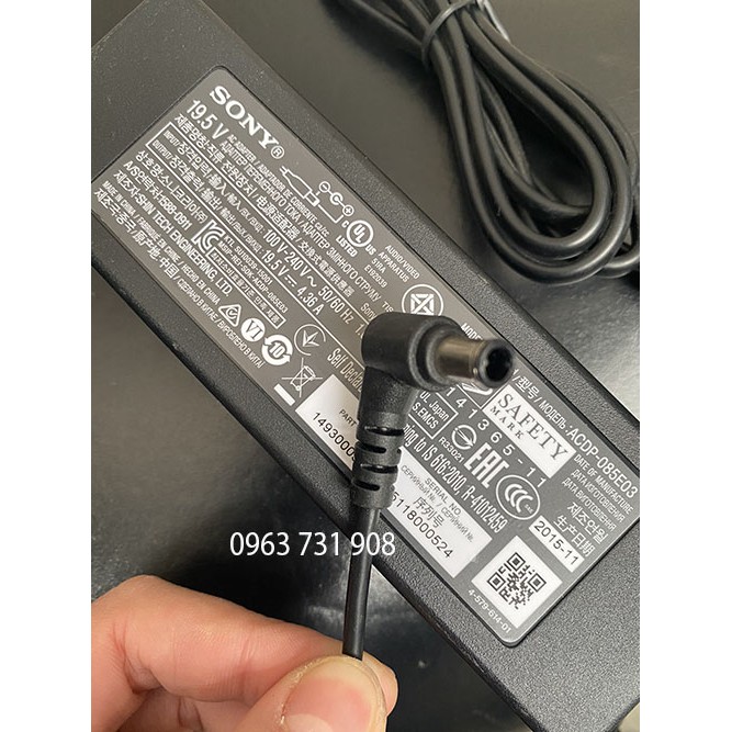 Adapter nguồn tivi Sony 19.5V 4.36A 85W chính hãng