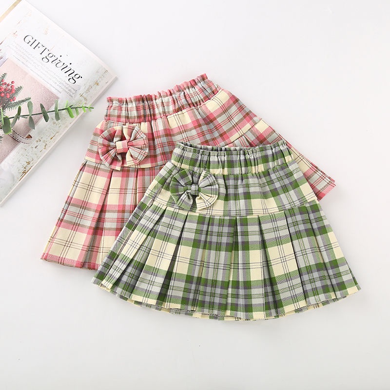 Chân Váy Ngắn Xếp Ly Phong Cách Mới Dành Cho Bé Gái