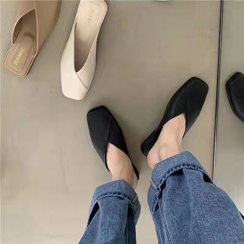 IELGY Dép Lười Nữ Đế Mềm Thời Trang Hàn