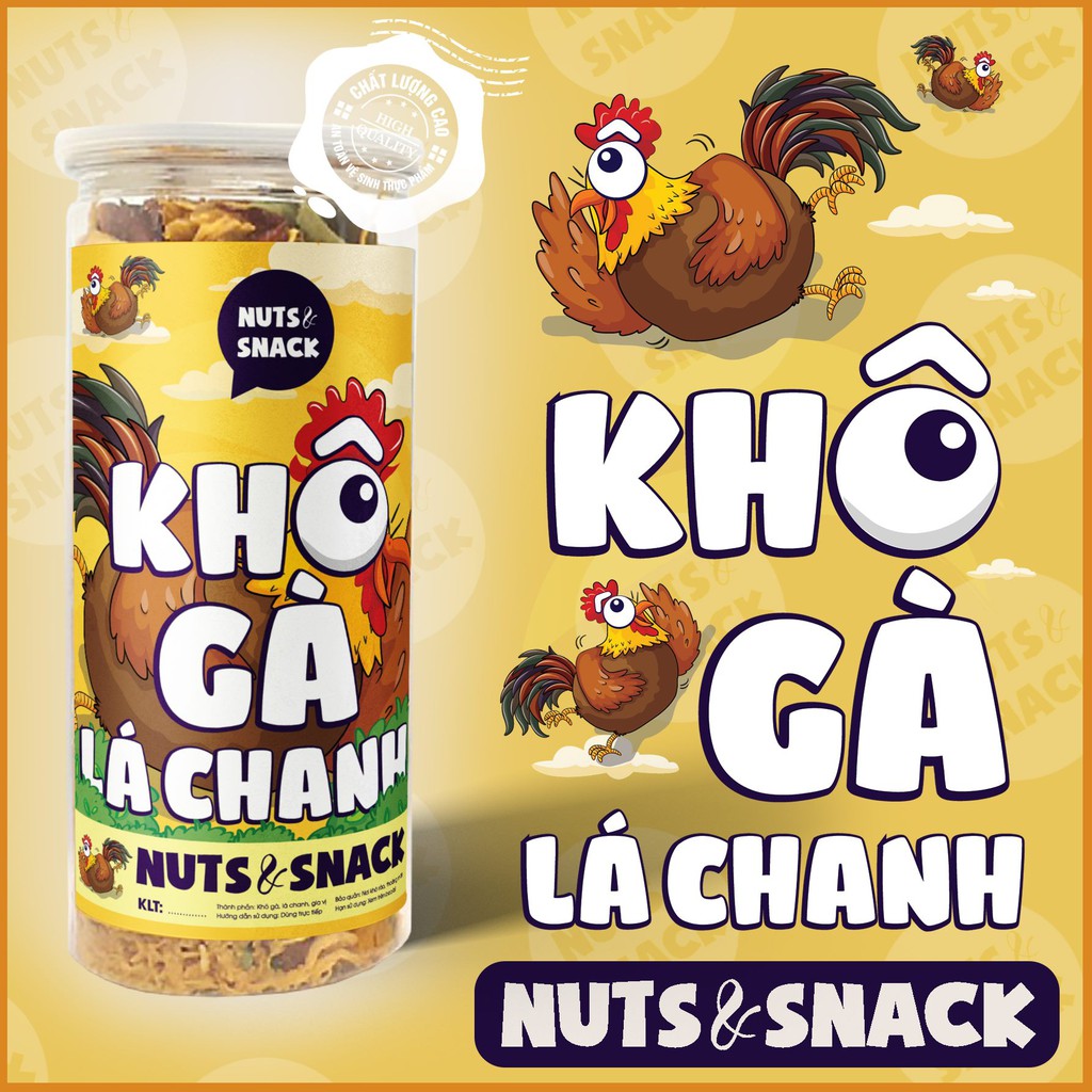 Khô Gà Lá Chanh Xé Sợi - Hủ [300g] - Ship Hỏa Tốc | BigBuy360 - bigbuy360.vn