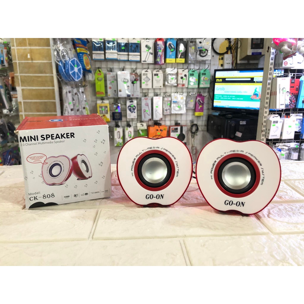 LOA VI TÍNH GO-ON CK-808 HÌNH QUẢ TÁO CỰC ĐẸP