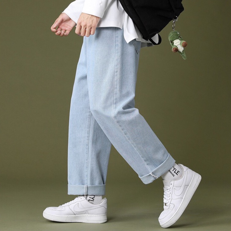 Quần Jeans, baggy jean đen nam ống suông, rộng, hottrend 2021 | BigBuy360 - bigbuy360.vn
