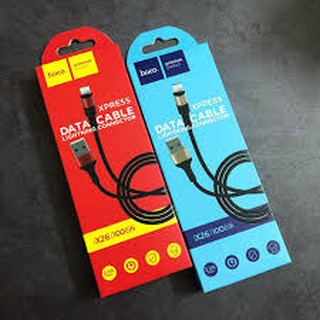 Cáp sạc iphone hoco x26 bọc dù