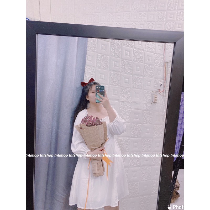 ĐẦM TAY PHỒNG CÔNG CHÚA [ TNT Shop Bigsize 60kg - 90kg ] Ảnh thật 100% | BigBuy360 - bigbuy360.vn