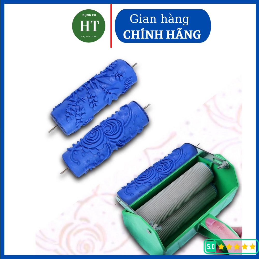 Bộ lăn sơn hoa văn họa tiết thông minh 5inch